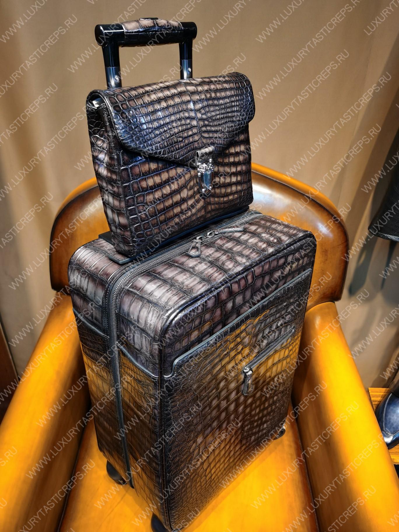 BERLUTI BRIEFCASE BROWN 654673