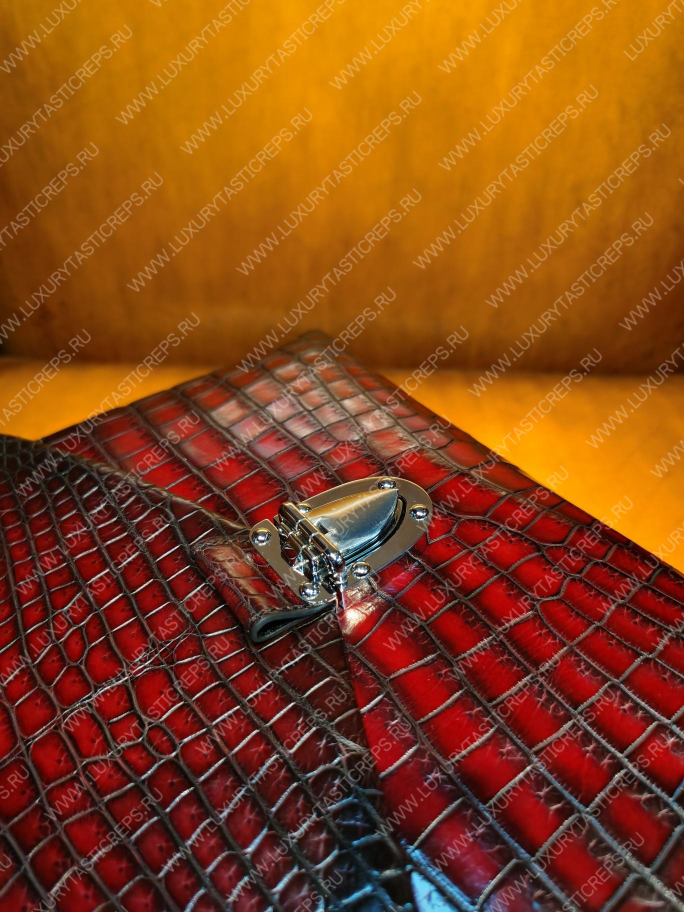 BERLUTI BRIEFCASE RED  654673