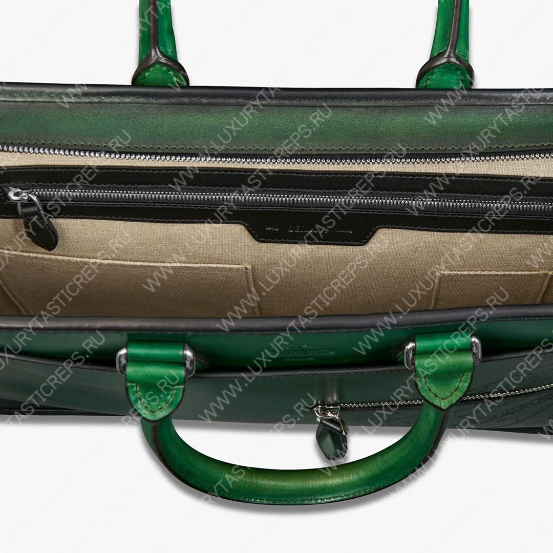 BERLUTI UN JOUR MINI SCRITTO BRIEFCASE BEETLE GREEN 1_JOUR_MINI_NEO-V2