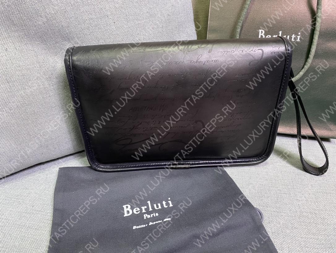 BERLUTI CIGAR CASE 3 BLACK 748751V