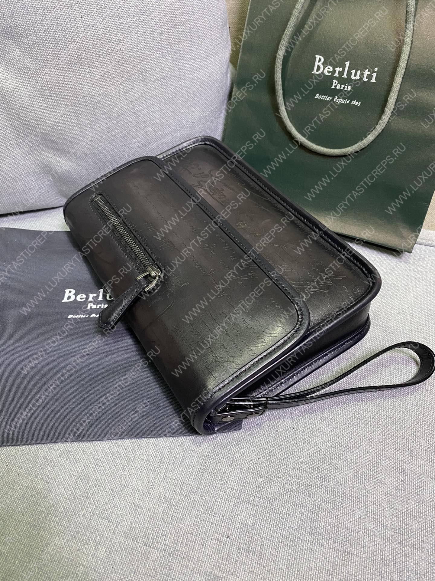 BERLUTI CIGAR CASE 3 BLACK 748751V