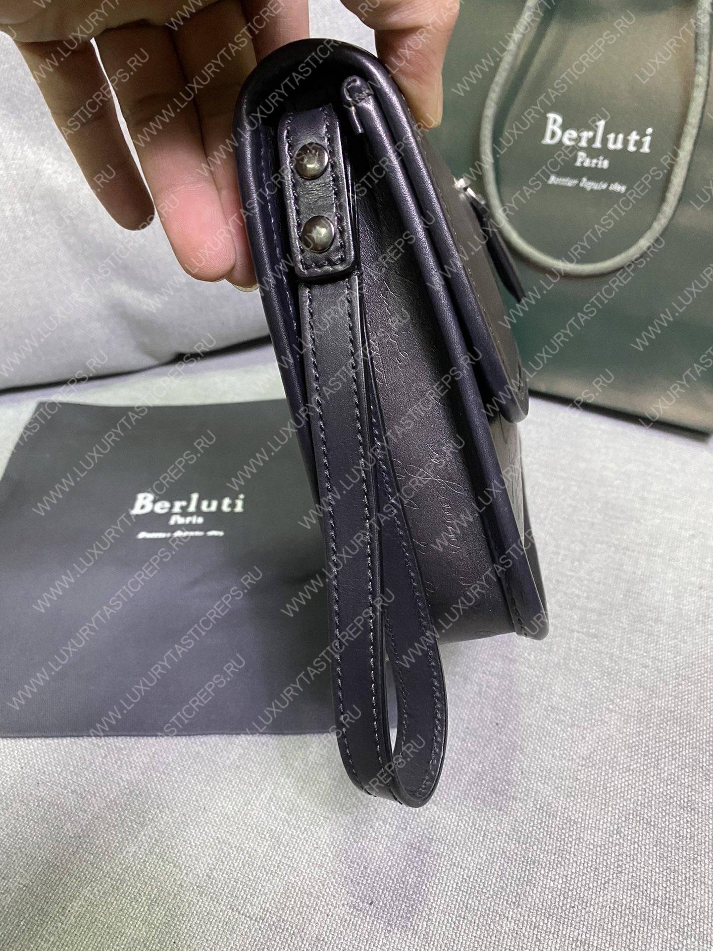 BERLUTI CIGAR CASE 3 BLACK 748751V