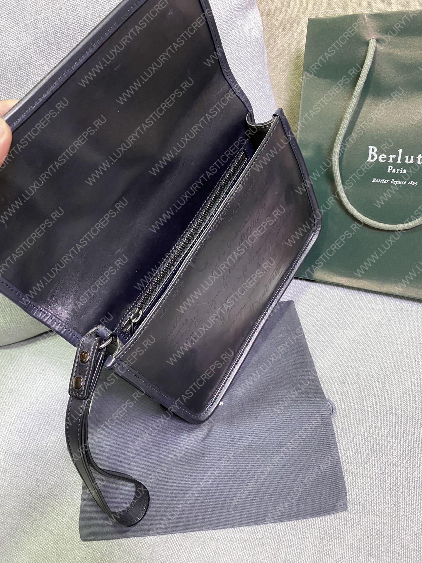 BERLUTI CIGAR CASE 3 BLACK 748751V