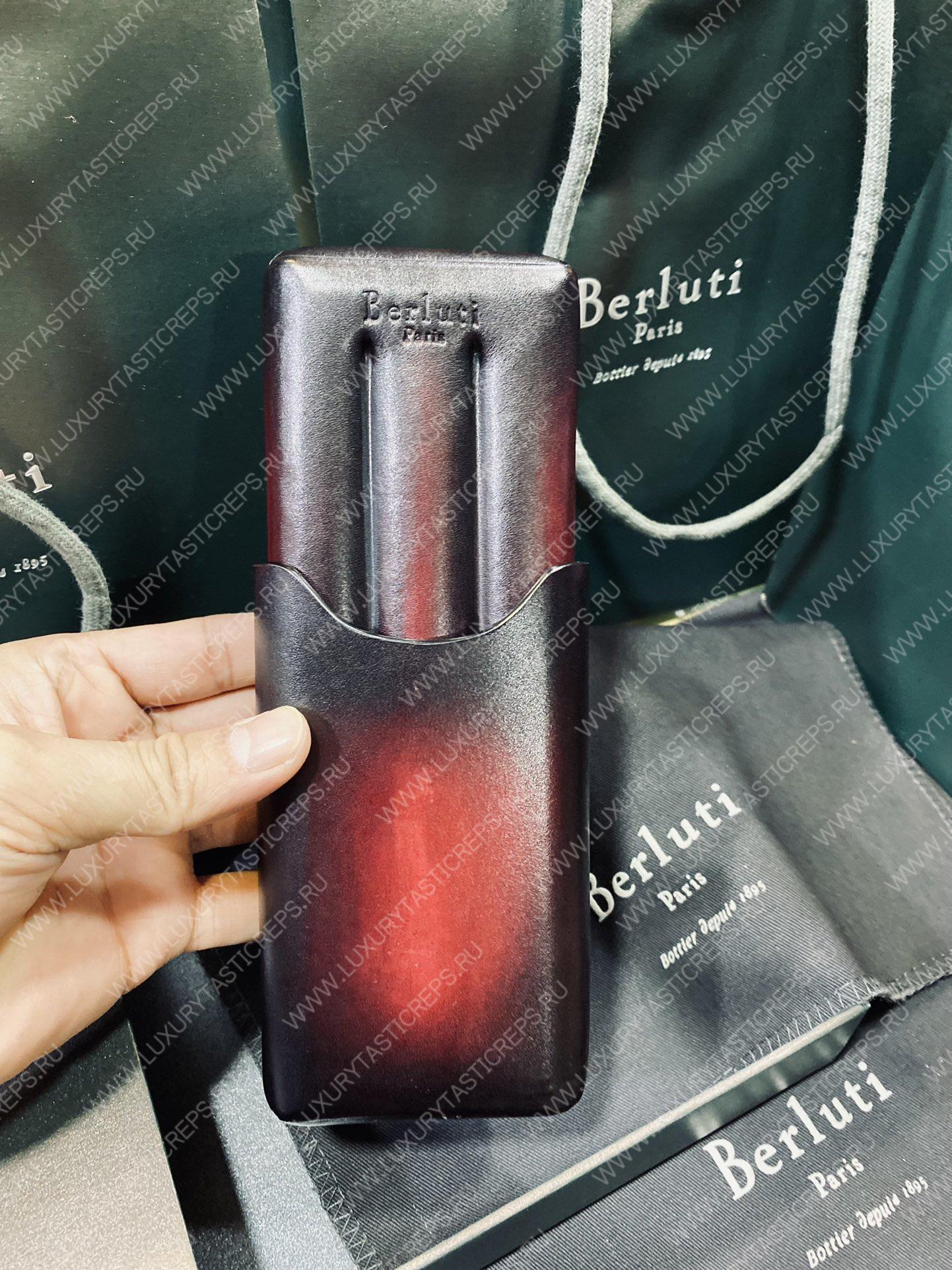 BERLUTI CIGAR CASE SCRITTO BLACK AND RED CIGAR_CASE_4_NEO-V2