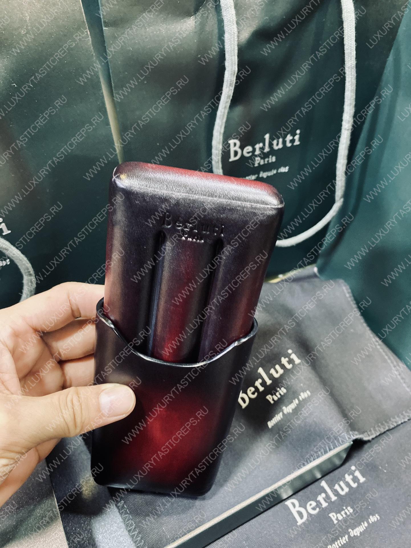 BERLUTI CIGAR CASE SCRITTO BLACK AND RED CIGAR_CASE_4_NEO-V2