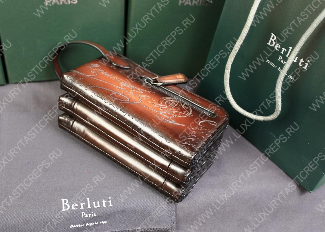 BERLUTI TIRIWA SCRITTO LEATHER POUCH CACAO INTENSO TIRIWA_NEO-JOUR-V2