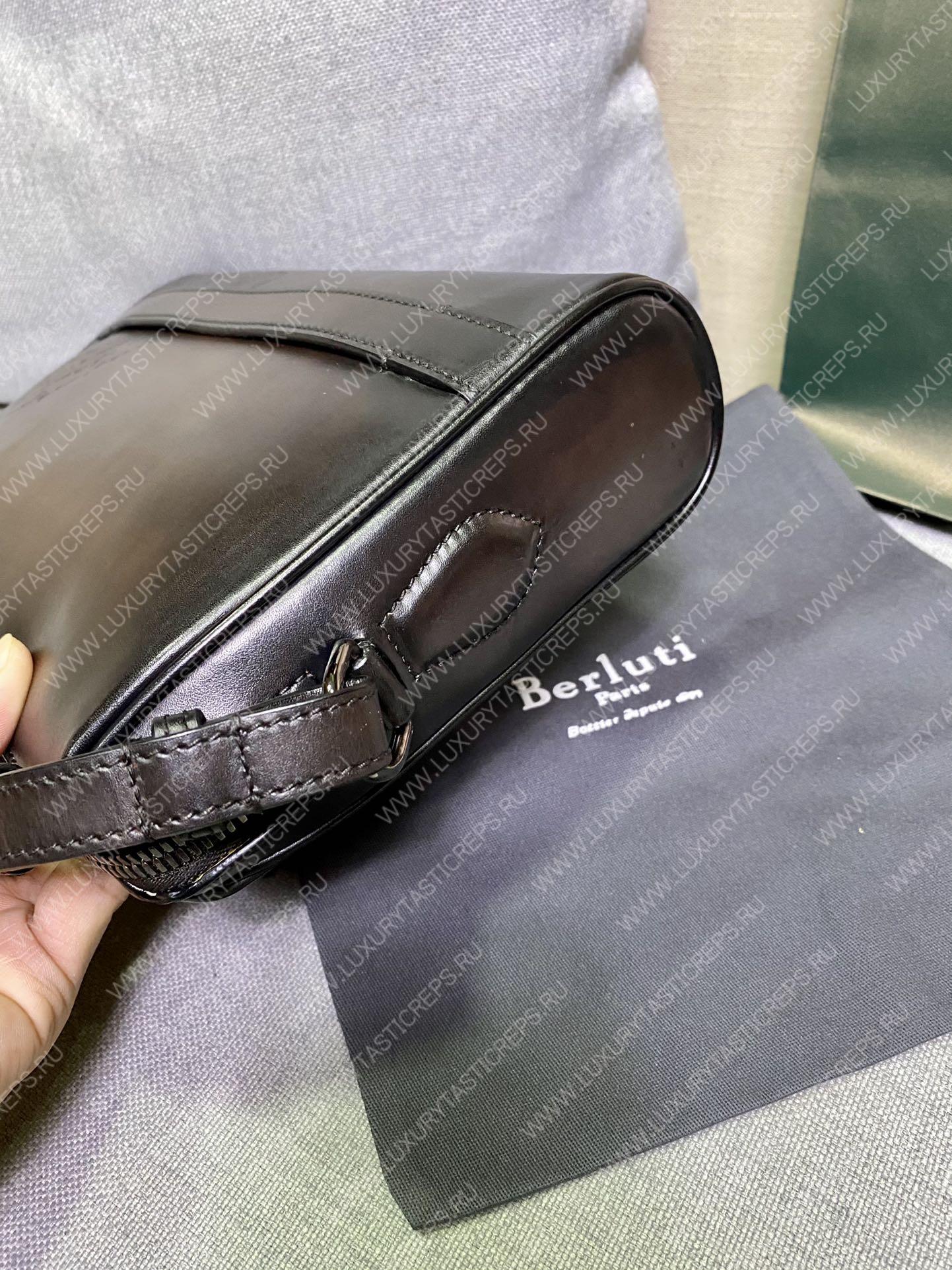 BERLUTI TERSIO SCRITTO POUCH INTENSE COCOA TERSIO_NEO-JOUR-V84