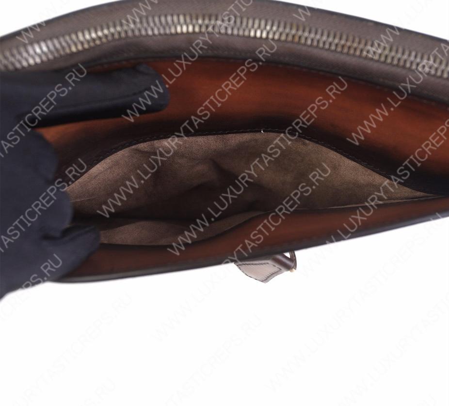 BERLUTI VENEZIA SCRITTO CLUTCH LIGHT BROWN NINO_TGM_NEO-V2