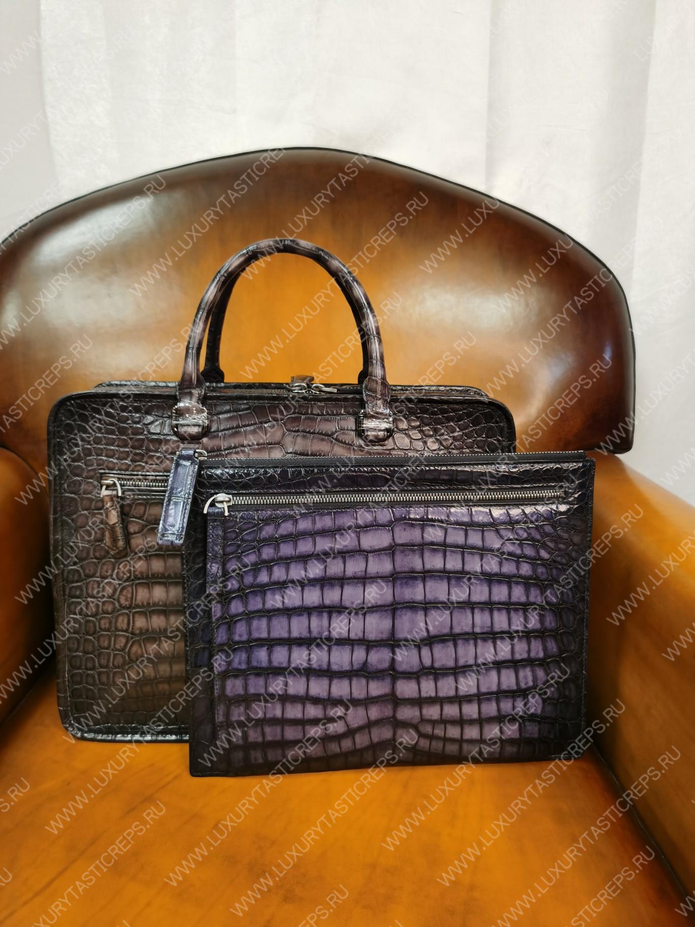 BERLUTI JOUR BAG BROWN 86634-V1