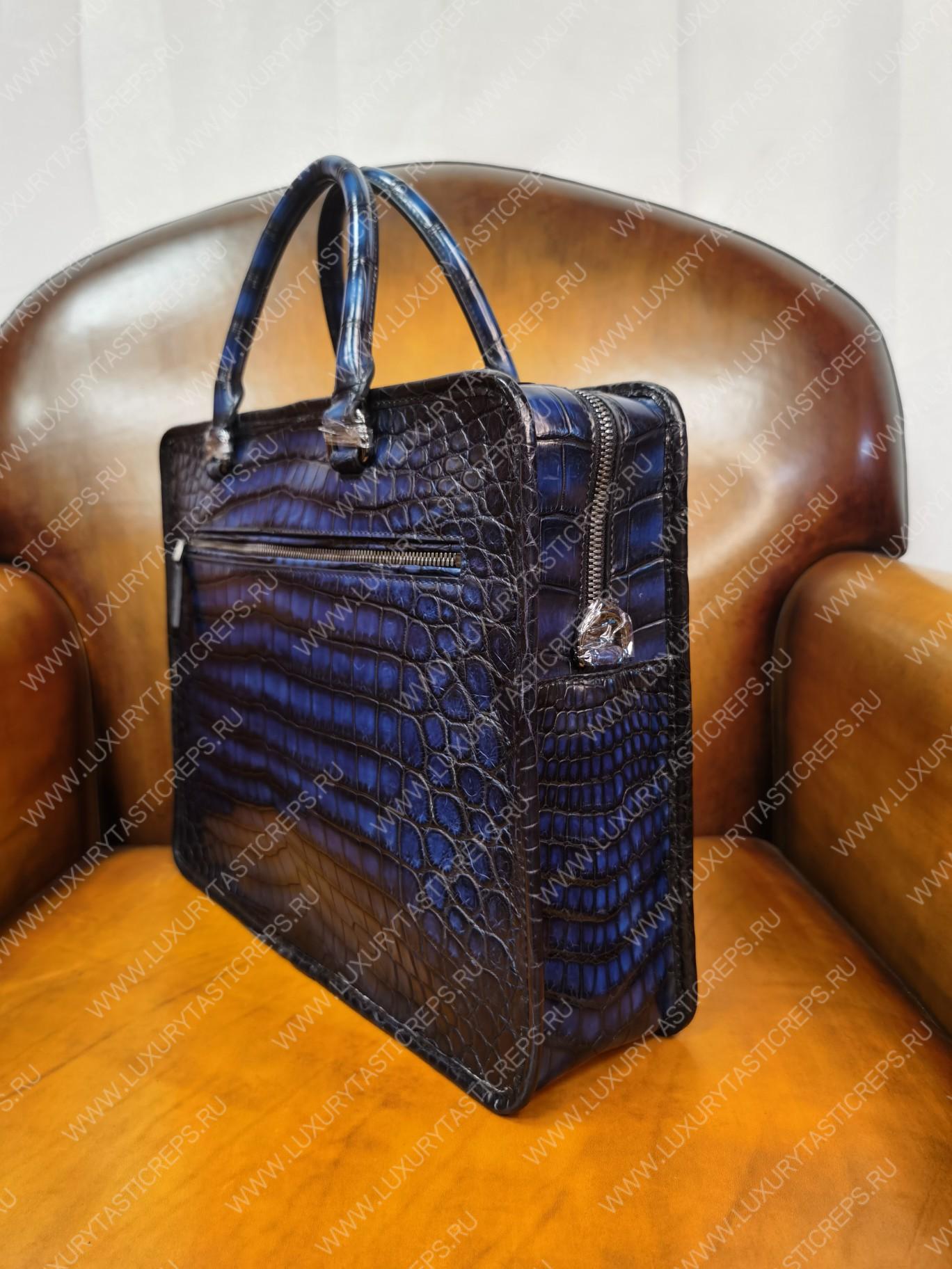 BERLUTI JOUR BAG BLUE 86634-V1