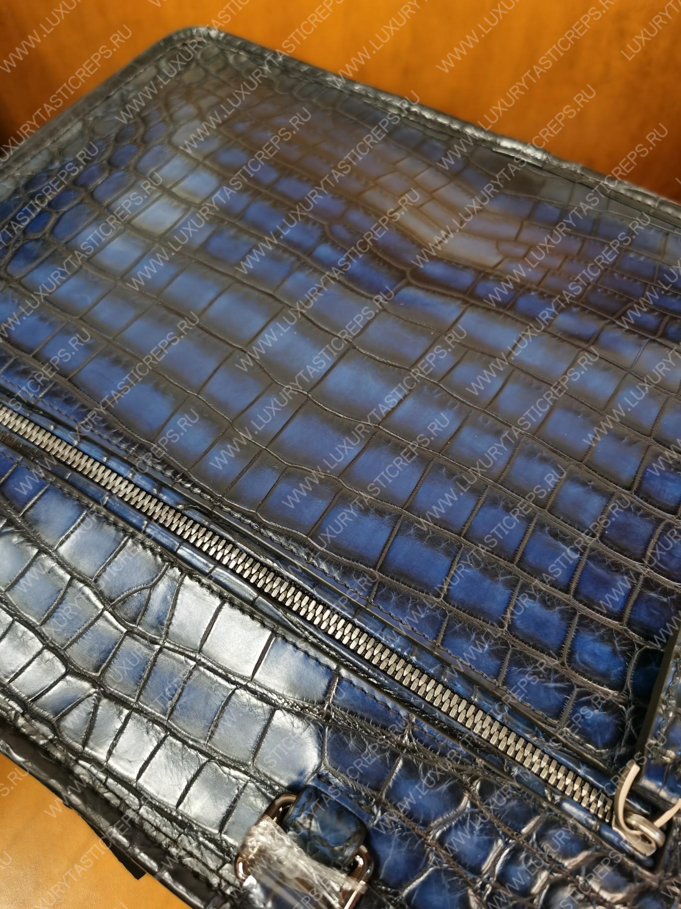 BERLUTI JOUR BAG BLUE 86634-V1