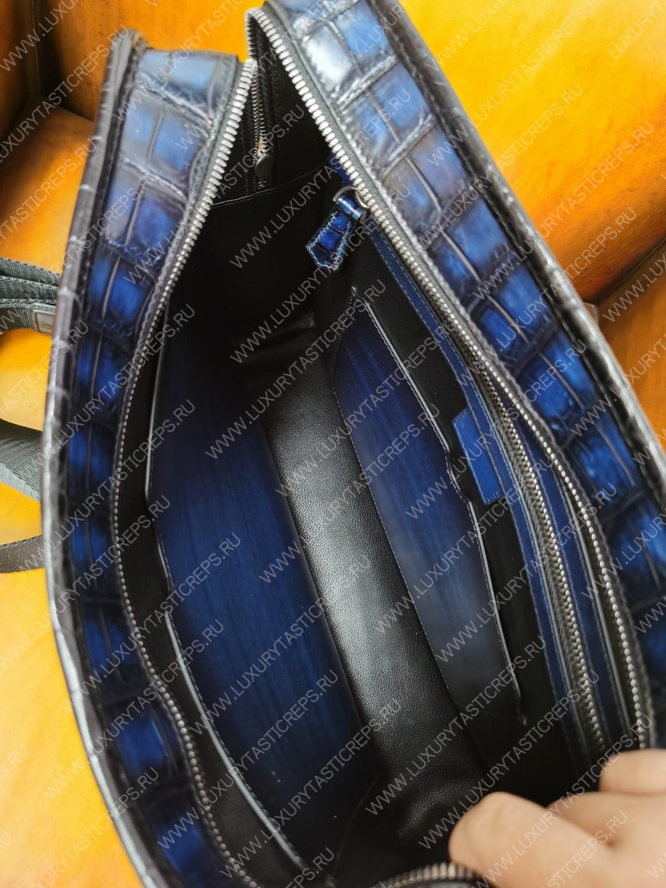 BERLUTI JOUR BAG BLUE 86634-V1