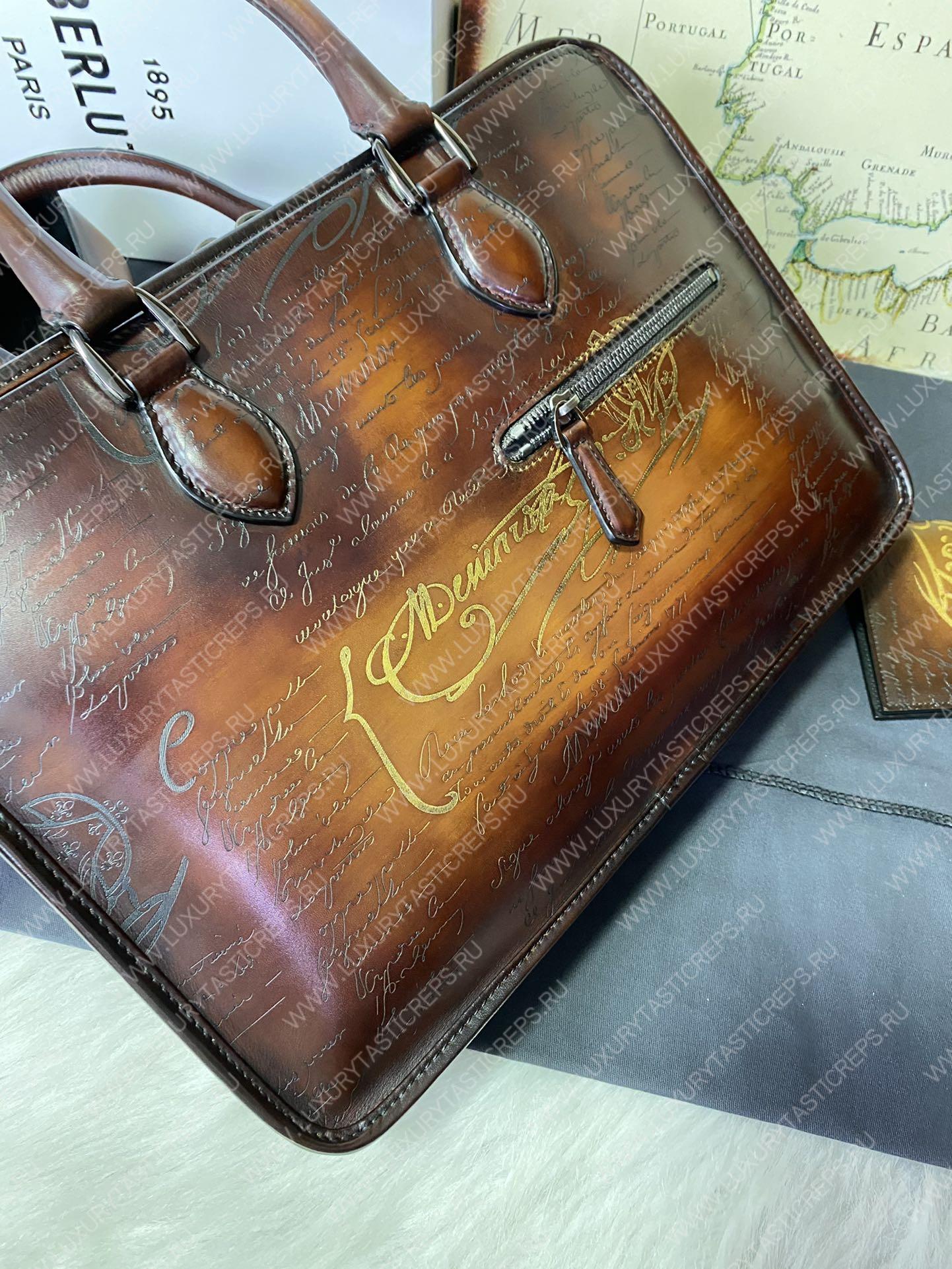 BERLUTI JOUR MINI BROWN 734285V