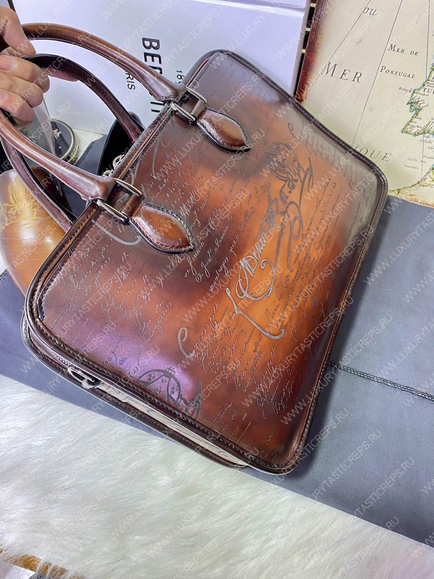 BERLUTI JOUR MINI BROWN 734285V