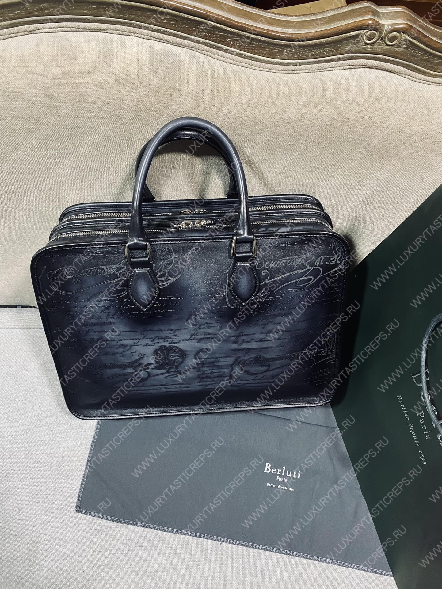 BERLUTI UN JOUR GULLIVER MESSENGER BLACK GREY 1_JOUR_GULLIVER_NEO-V2