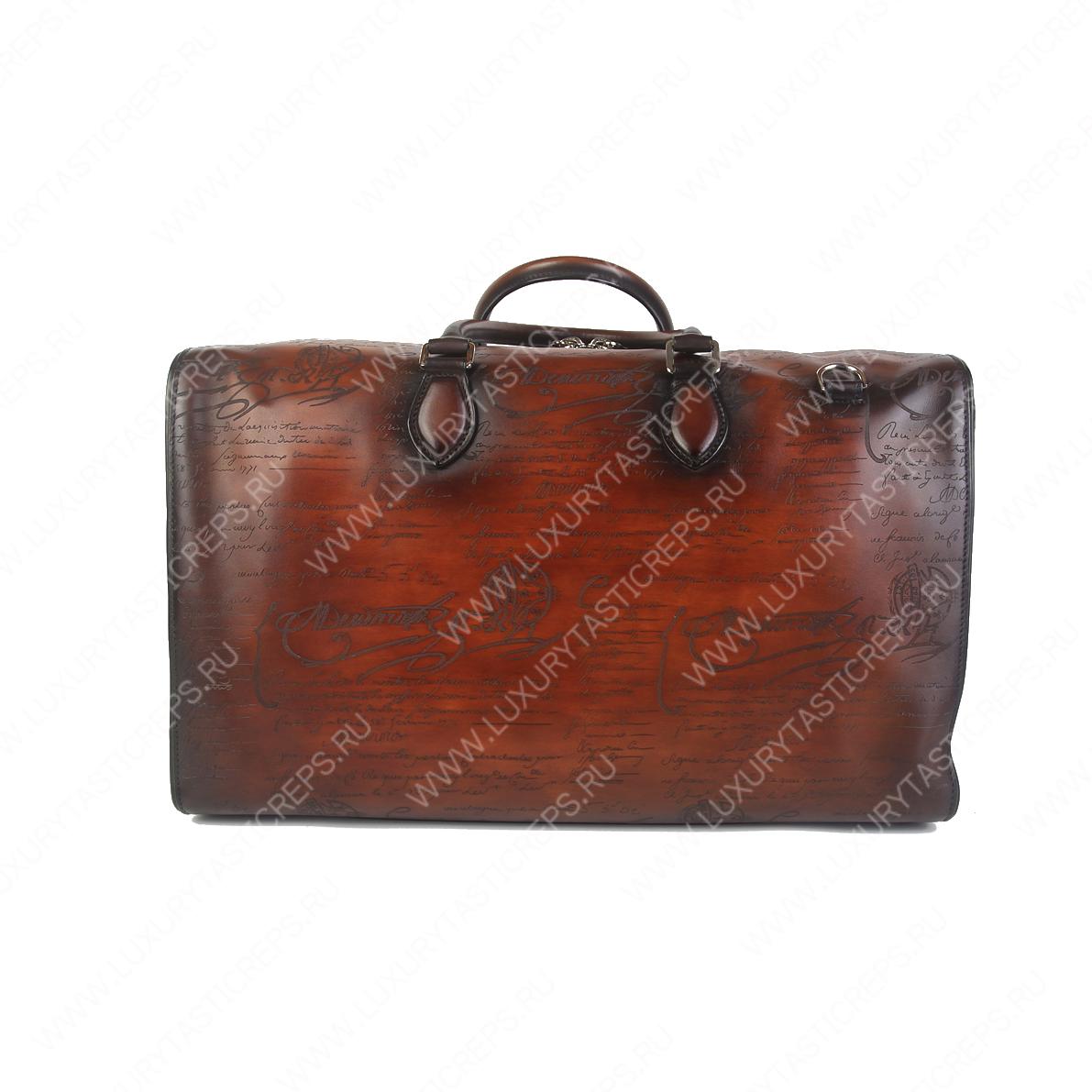 BERLUTI JOUR OFF TARVEL BAG BROWN NEO-V2
