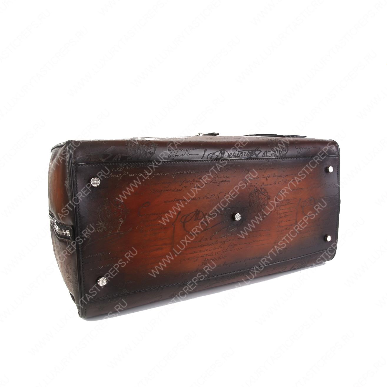 BERLUTI JOUR OFF TARVEL BAG BROWN NEO-V2