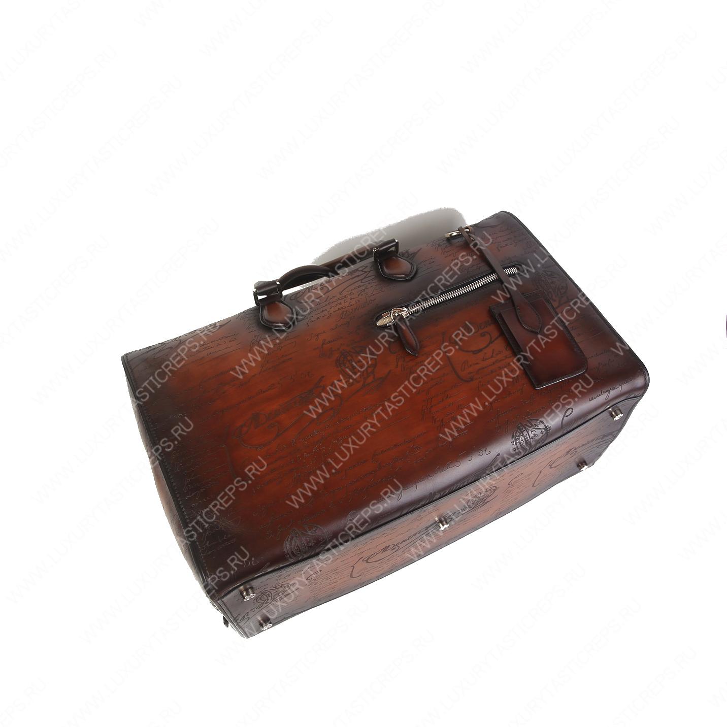 BERLUTI JOUR OFF TARVEL BAG BROWN NEO-V2