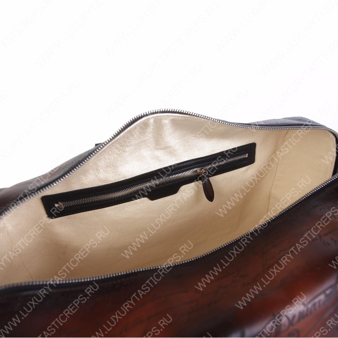 BERLUTI JOUR OFF TARVEL BAG BROWN NEO-V2