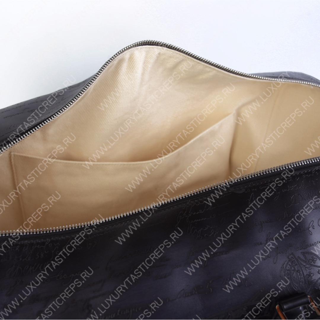 BERLUTI JOUR OFF TARVEL BAG BURGUNDY NEO-V2