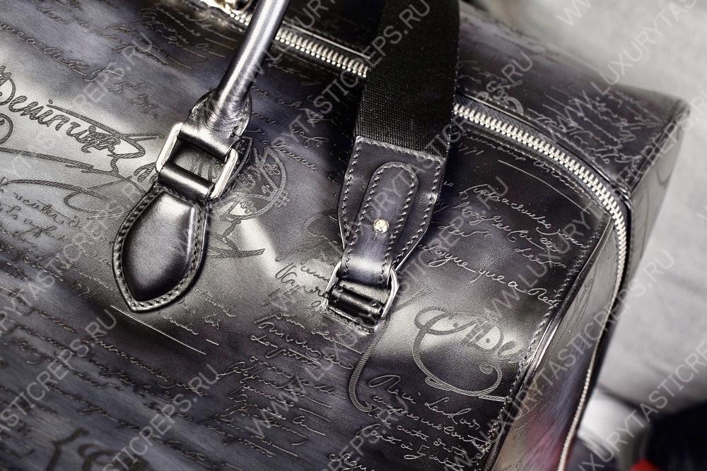 BERLUTI JOUR OFF MM TRAVEL BAG BLACK  JOUR_OFF_MM_NEO-V2