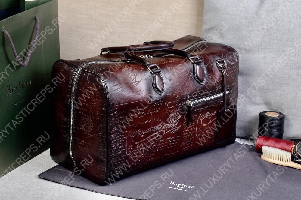 BERLUTI JOUR OFF MM TRAVEL BAG BLACK  JOUR_OFF_MM_NEO-V2