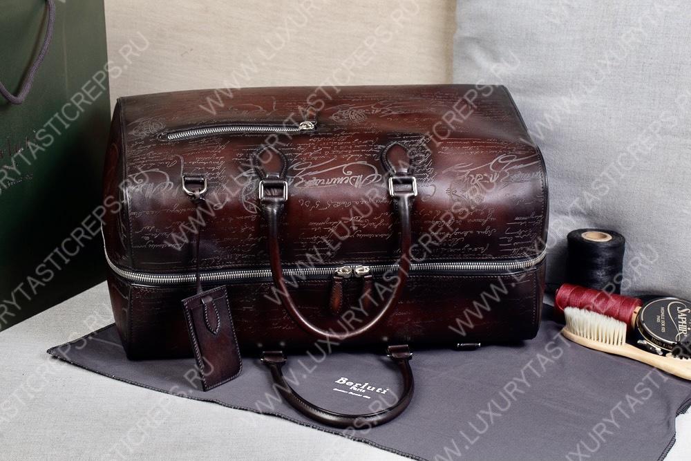 BERLUTI JOUR OFF MM TRAVEL BAG BLACK  JOUR_OFF_MM_NEO-V2