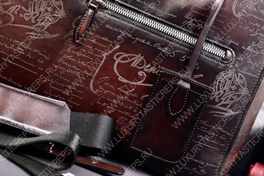 BERLUTI JOUR OFF MM TRAVEL BAG BLACK  JOUR_OFF_MM_NEO-V2