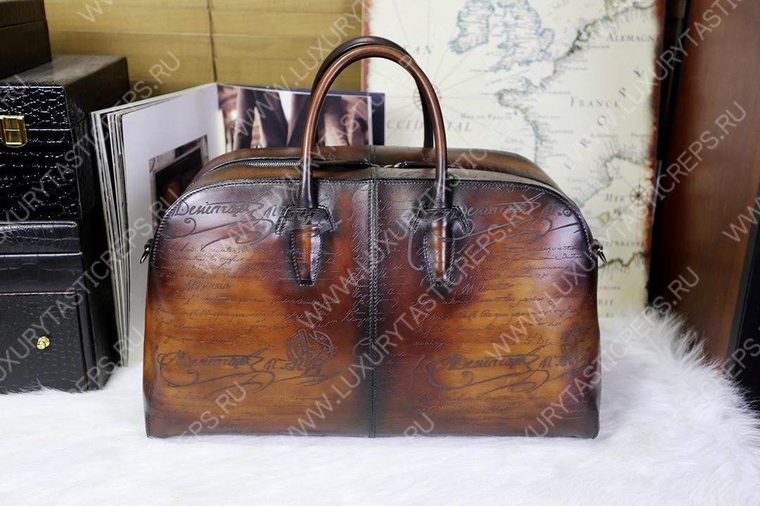 BERLUTI TRAVEL BAG BROWN 342333V