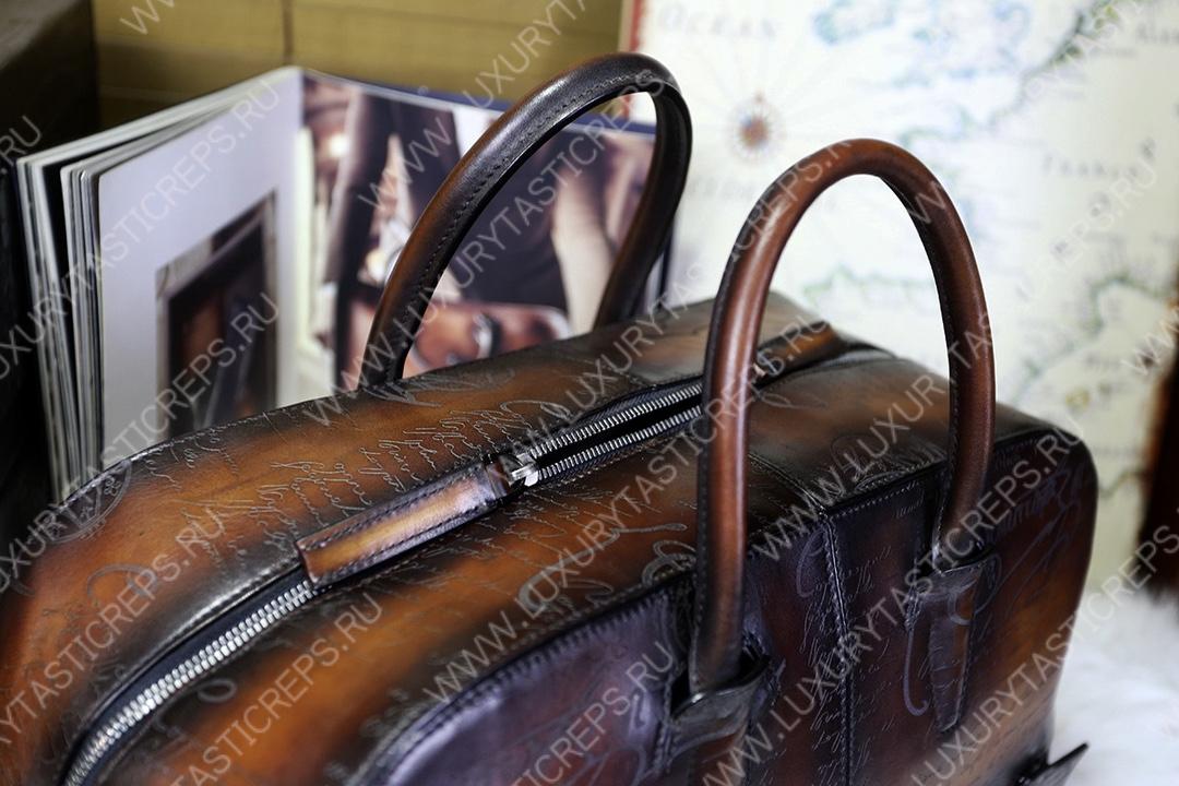 BERLUTI TRAVEL BAG BROWN 342333V