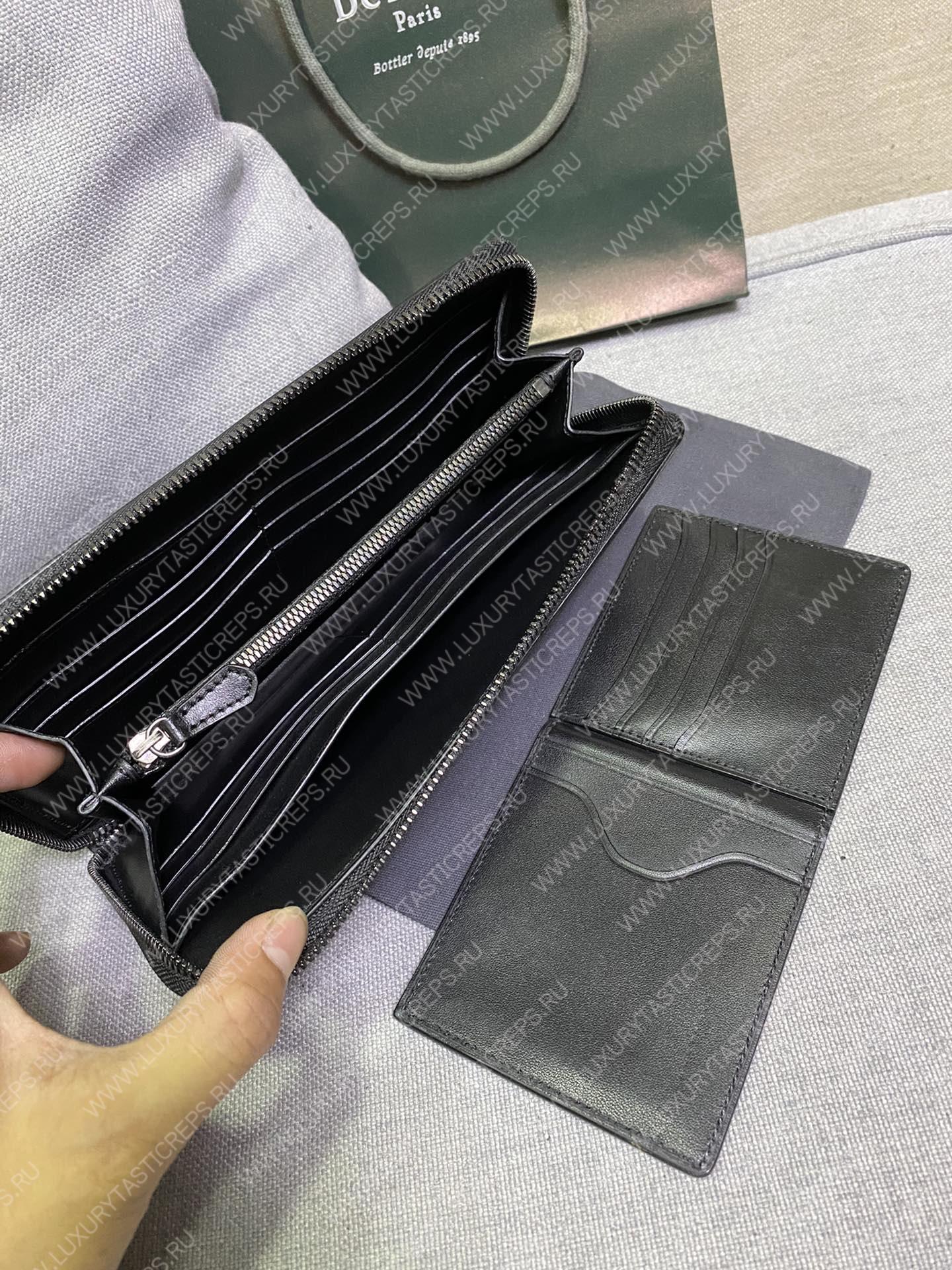 BERLUTI ITAUBA LEATHER LONG ZIPPED WALLET BLACK JOUR-V2